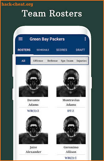 Packers - Football Live Score & Schedule screenshot