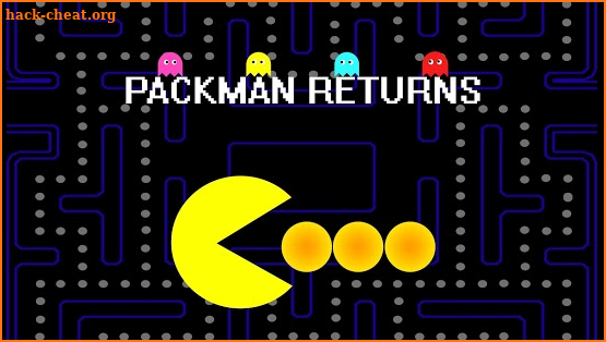 Packman Returns - Classic Packman Free Puzzle Game screenshot