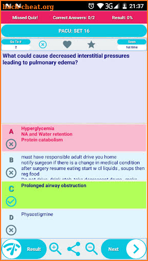 PACU Post-Anesthesia Care Unit/PAR Practice Test screenshot