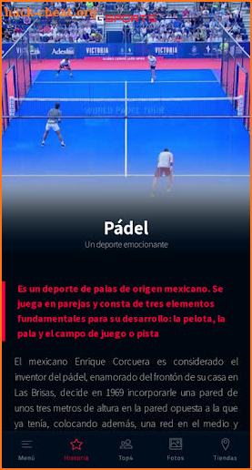 Pádel screenshot