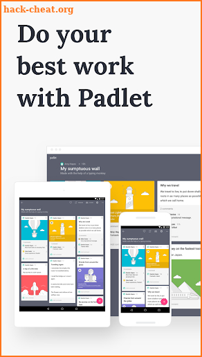 Padlet screenshot