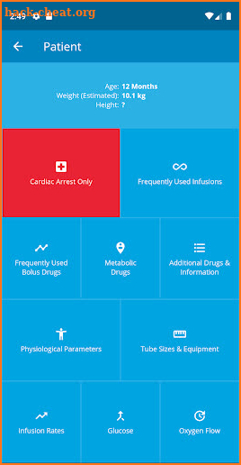 Paediatric Emergency Tools screenshot