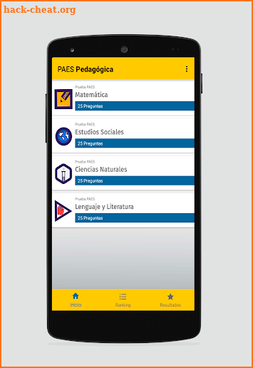 PAES Pedagógica screenshot