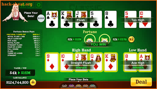 Pai Gow Poker Classic Casino screenshot