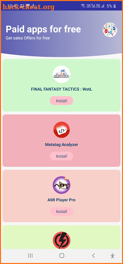 Paid sales app - Install apps for free on sales screenshot