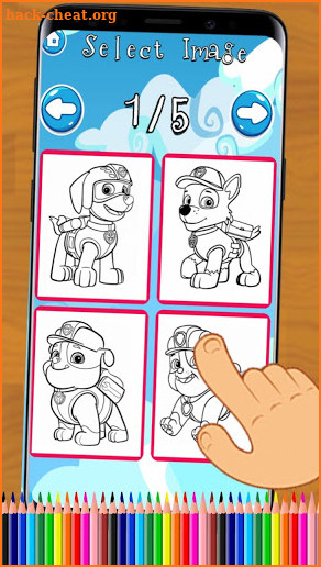 Paint paw Kids vs Coloring Patrols book screenshot