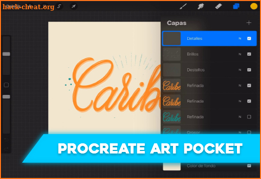 Paint Procreate Pocket Art : Sketch Guide & Tricks screenshot