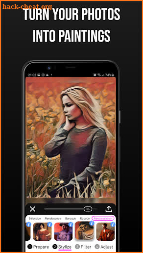 Paintation: AI Photo Art Effects & Painting Filter screenshot