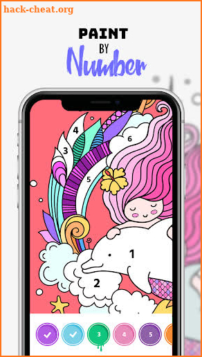 Paint.Book Coloring Book -Color & Paint via Number screenshot