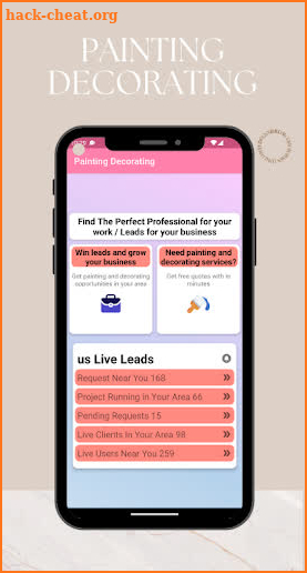 Painting and Decorating Leads screenshot