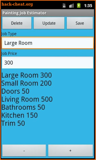 Painting Job Estimator Pro screenshot