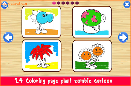 Painting Plant vs Coloring - Zombie Vegetable screenshot