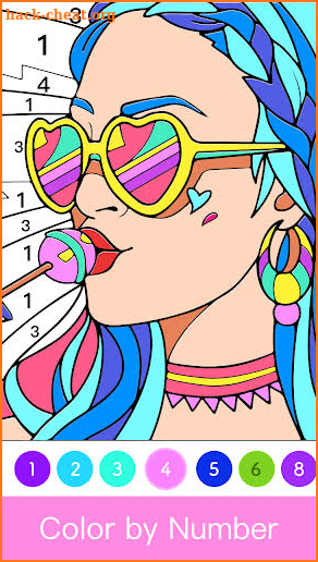 Paint.ly Color by Number - Fun Coloring Art Book🌺 screenshot