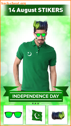 Pak Flag Face Photo Editor:14 Aug Independence Day screenshot