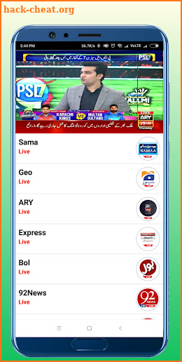 Pak India Live TV News Sports screenshot