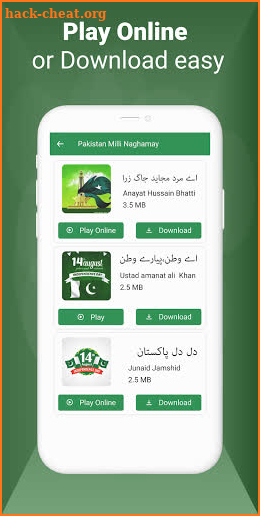 Pakistani Mili Naghmay Mp3 Songs Offline 2021 screenshot