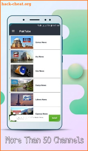 PakTube Tv; watch Pakistani tv Channels Free screenshot