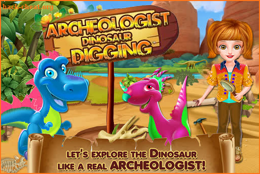 Paleontologist Dinosaur Digging Archeologist Fun screenshot