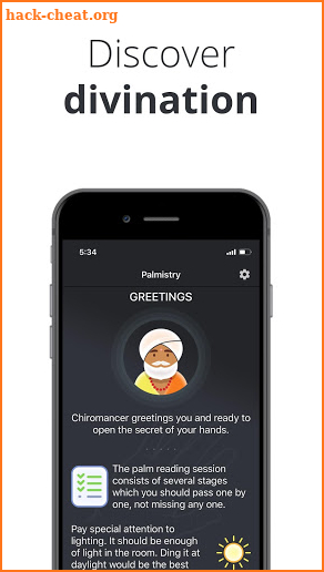 Palm scanner - fortune teller, future me palmistry screenshot