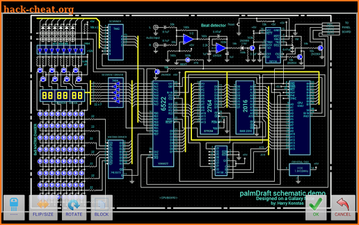 palmDraft Electronics CAD screenshot