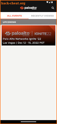 Palo Alto Networks Ignite '22 screenshot