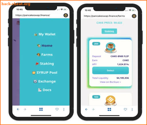 Pancakeswap Wallet screenshot