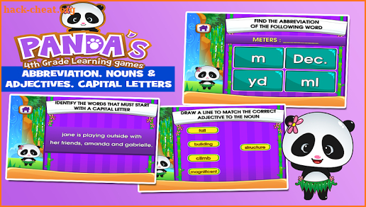 Panda 4th Grade Learning Games screenshot