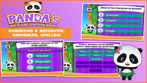 Panda 4th Grade Learning Games screenshot