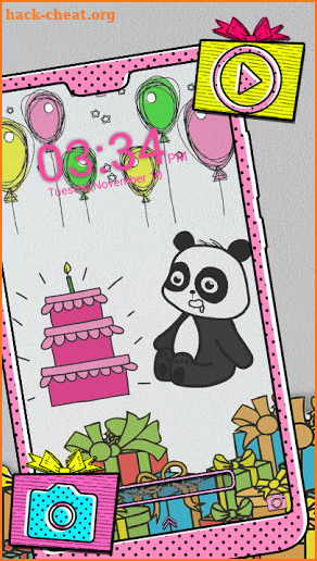 Panda Birthday Party Theme screenshot