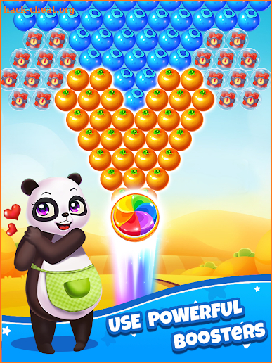 Panda Bubble Rescue Garden screenshot