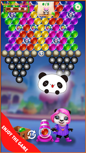 Panda Rescue Baby: New Bubble Pop Shooter 2018 screenshot