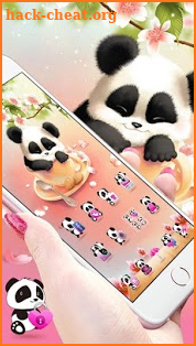 Panda Sakura Theme screenshot