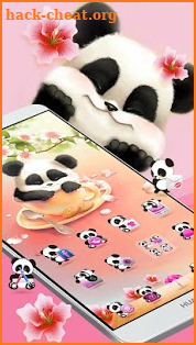 Panda Sakura Theme screenshot