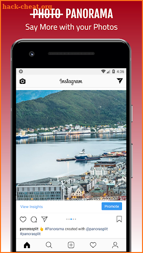 PanoraSplit - Panorama for Instagram screenshot