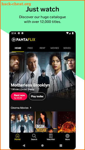 PANTAFLIX – Watch movies & TV shows screenshot