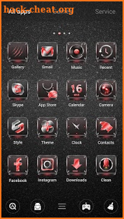 Panther Go Launcher Theme screenshot