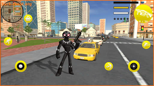 Panther Stickman Rope Hero Counter Mafia Battle screenshot