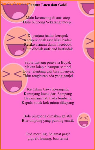 Pantun Lucu Terbaru screenshot