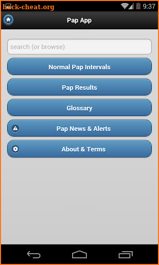 Pap App screenshot