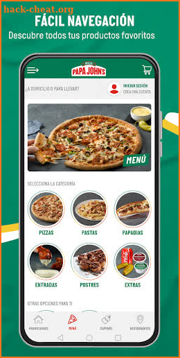 Papa John's El Salvador screenshot