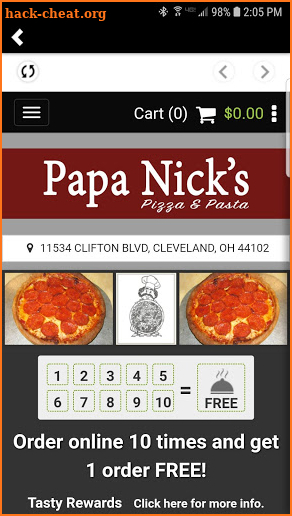 Papa Nick's Pizza screenshot