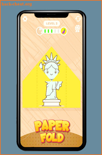 Paper Fold - Tips Pictures Puzzle screenshot