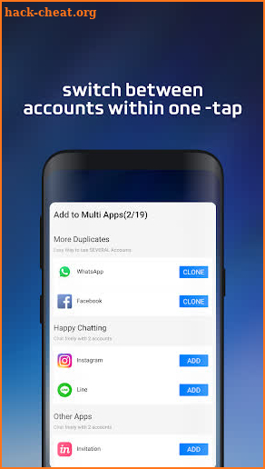 Parallel App – Multiple accounts & Parallel App screenshot