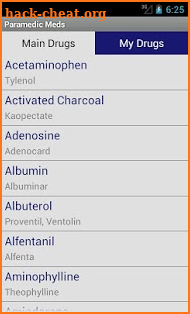 Paramedic Meds screenshot