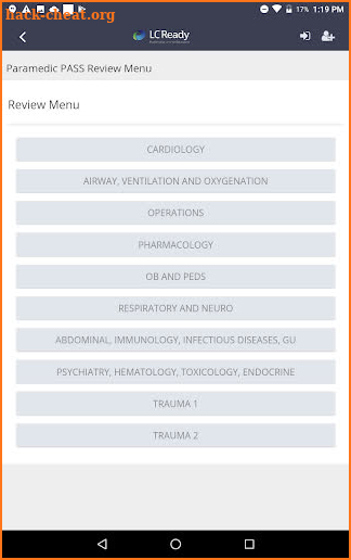 Paramedic PASS screenshot