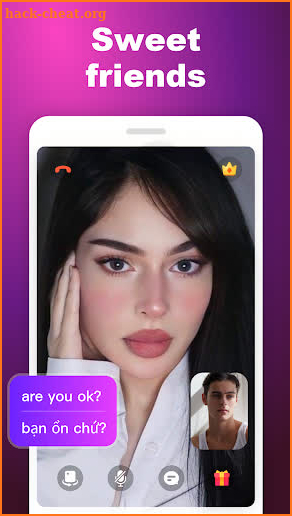 Paramour online video call app screenshot