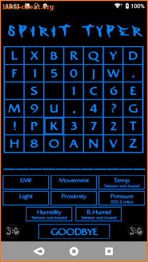 Paranormal Spirit Typer screenshot