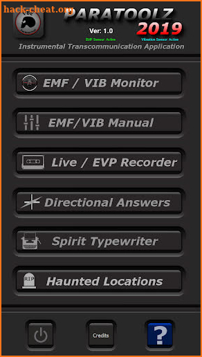 Paratoolz 2019 Ghost Hunting Application screenshot