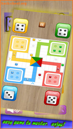 Parcheesi board: Ludo Classic game, parchis game. screenshot