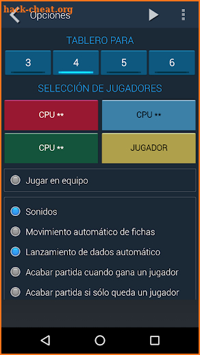 Parchís screenshot